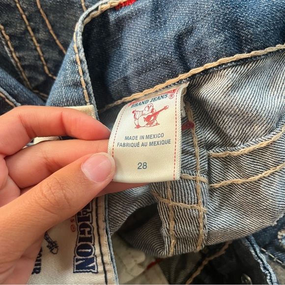 True religion men’s/unisex jeans straight leg - Picture 2 of 6